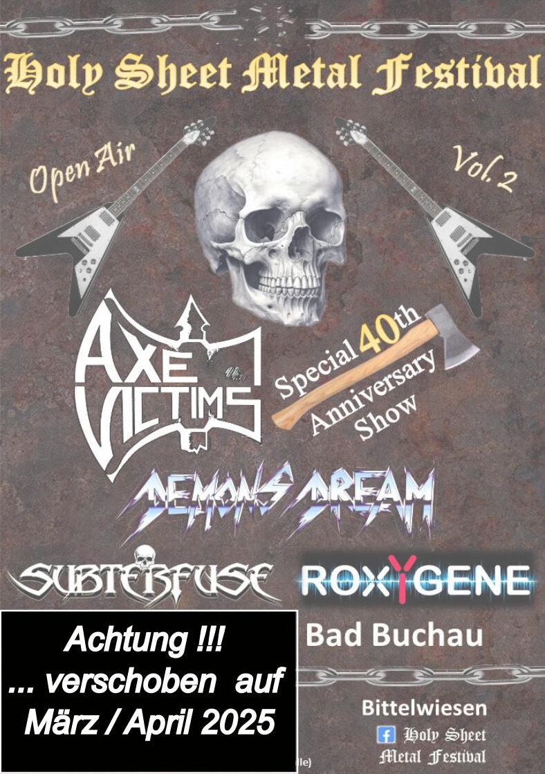 Verschoben: Holy Sheet Metal Festival (2025)