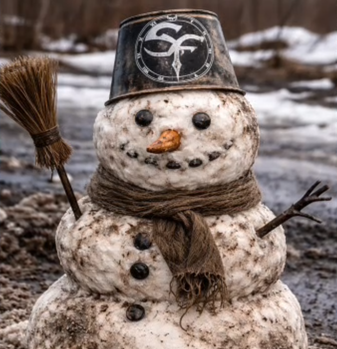 In the meadow we can build a snowman…